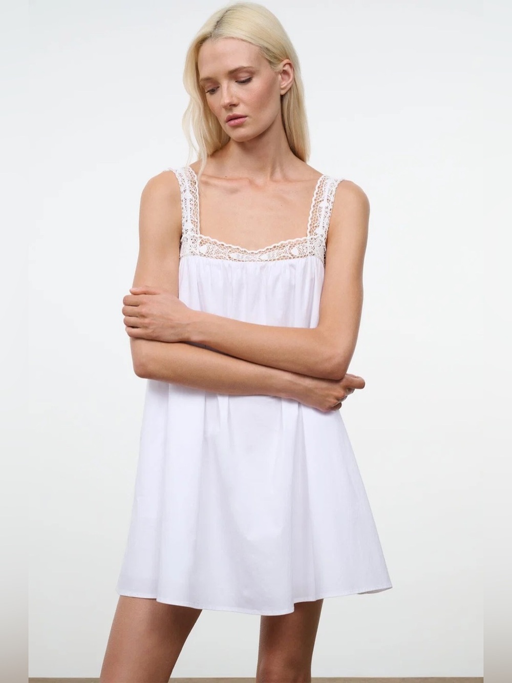 Staud Mariella dress white NWT